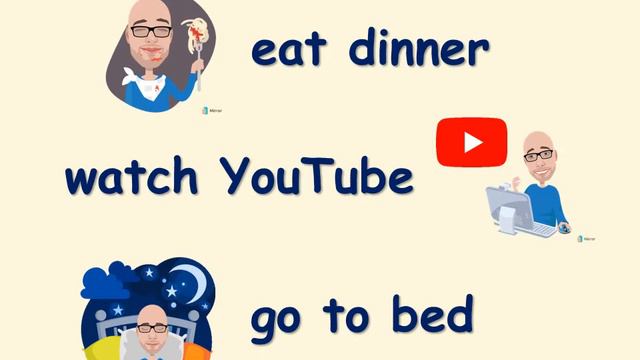 ESL Daily Routines Vocabulary - Present Simple Sentences with Adverbs of Frequency смотреть онлайн