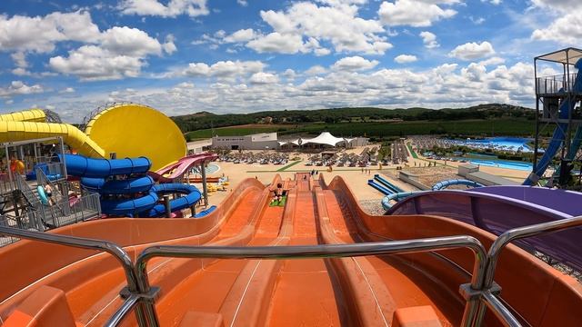 Racing Slide at Aquapark Aquacolors Poreč смотреть онлайн