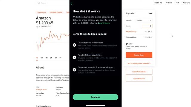 Robinhood Fractional Shares UNLOCKED - Robinhood Investing | Process Walkthrough and Explained смотреть онлайн