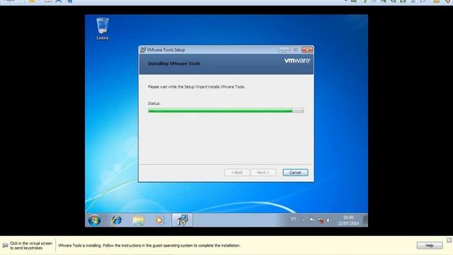 WINDOWS 7 COM A TELA CHEIA NA VMWARE PLAYER смотреть онлайн