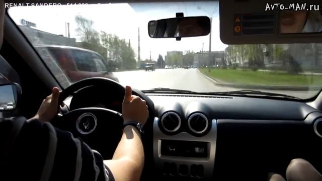 Renault Sandero тест драйв смотреть онлайн