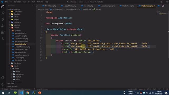 31 Sistem Informasi Akademik (SIAKAD) Kampus Codeigniter 4 - Rombongan Kelas (Part 1) смотреть онлайн