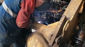 Замена пальцев Амкодор