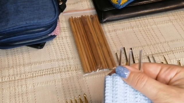 Все мои крючки для вязания китайские, Clover, Addi click, Hamanaka Raku Raku смотреть онлайн