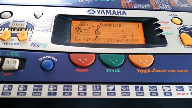 Dancing на Yamaha PSR 260. Демо песня номер 4. смотреть онлайн
