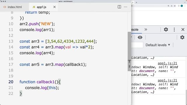 How to use Array Map Method Quick Examples of JavaScript Code смотреть онлайн