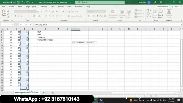 Exp19_Excel_Ch08_ML2_Reading_Scores | Exp19 Excel Ch08 ML2 Reading Scores | Myitlab Pearson смотреть онлайн