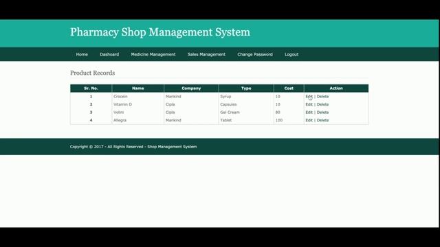 Python Django And MySQL Project on Pharmacy Shop Management System смотреть онлайн