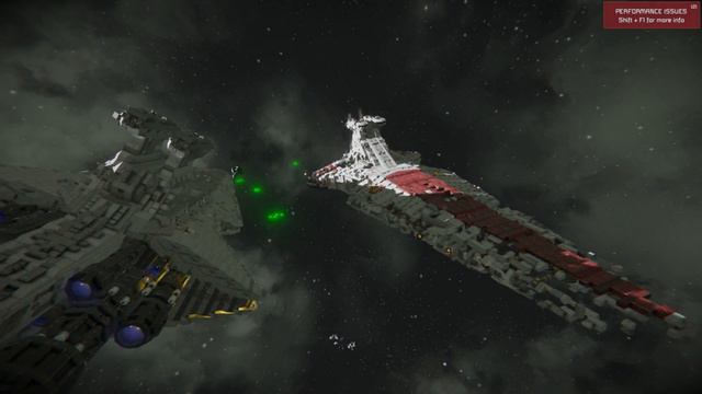 EPIC BATTLE! STAR WARS IMPERIAL VENATOR VS REPUBLIC VENATOR!