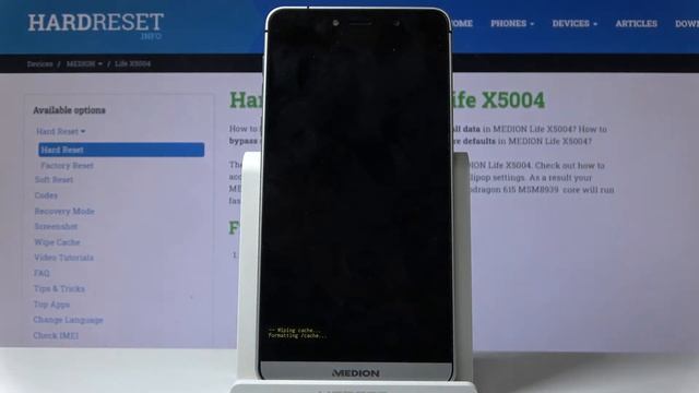 Medion Life X5004 — Как стереть кэш / Очистка кеша смотреть онлайн