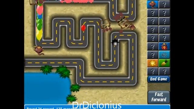 Bloons TD 4 Challenge 1 Tower Defense Four BTD4 смотреть онлайн