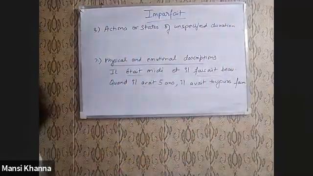 Imparfait смотреть онлайн