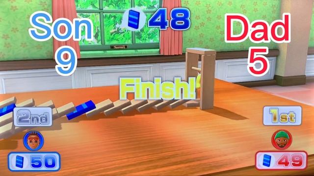 Wii Party U Mini-game tournament featuring my Dad смотреть онлайн