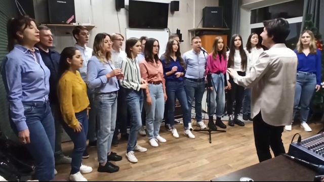 Wade In The Water -  репетиция хора МКИМ п/у Людмилы Ханиной