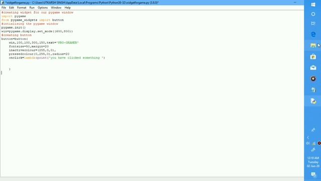 Creating a widget [?] for pygame window || Pro-Gramer || #cswithpython смотреть онлайн
