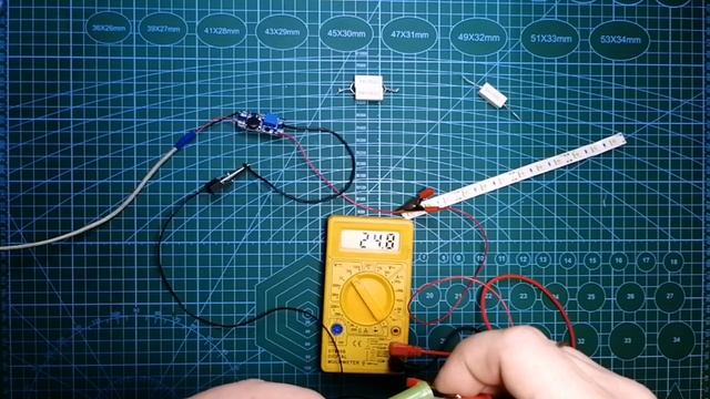 Модуль повышающий напряжение MT3608 DC-DC MAX output 28V 2A. Запитаем светодиодную ленту от USB - 5 смотреть онлайн
