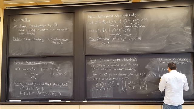 MIT 6.854 Spring 2016 Lecture 11: Strong Duality, Zero Sum Games and Complementary Slackness смотреть онлайн
