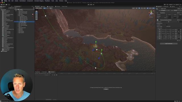Cinematics using Unity Cinemachine Dolly Track Camera смотреть онлайн