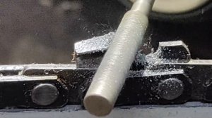 ЗАТОЧКА ЦЕПИ ДРЕЛЬЮ