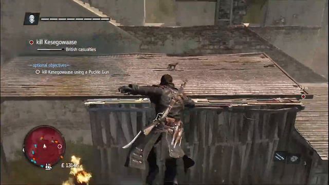 Assassin's Creed Rogue - Kill Kesegowaase using a puckle gun - 100% Sync Scars смотреть онлайн