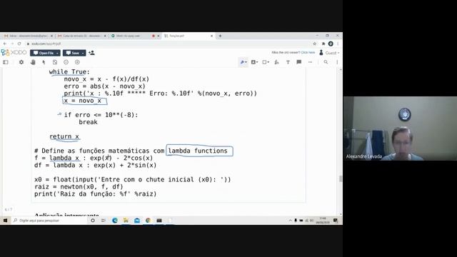 Funções e módulos em Python - Método de Newton смотреть онлайн