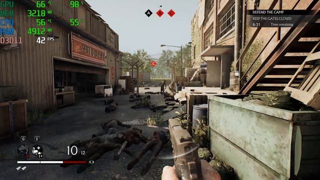 Overkill's The Walking Dead benchmark ultra i3 6100 gtx 1050 ti 8gb 1080p смотреть онлайн