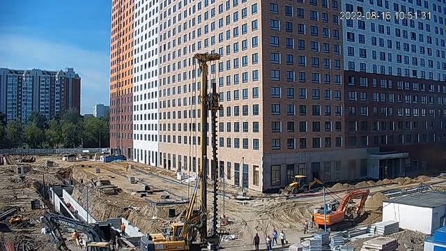 ПИК Кольская 8 ( камера 1 ) таймлапс с 13-08-2022 по 19-08-2022 смотреть онлайн