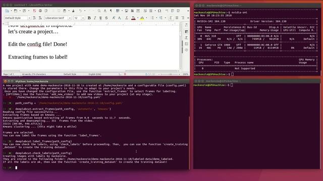 Tutorial Part I: DeepLabCut- How to create a new project, label data, and start training смотреть онлайн
