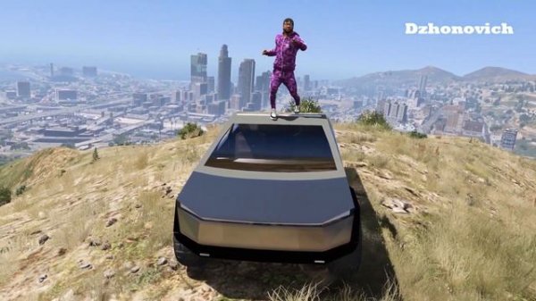 Tesla Cybertruck - GTA 5 mod - ГТА 5 моды - обзор мода