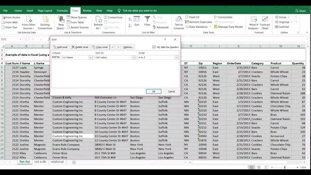 Excel vs Access-1-Using a List in Excel смотреть онлайн