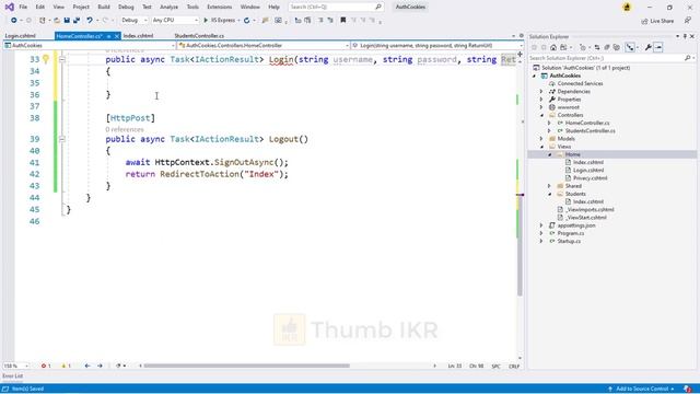 Cookies Authentication in ASP.NET Core MVC [Latest Tutorial] смотреть онлайн
