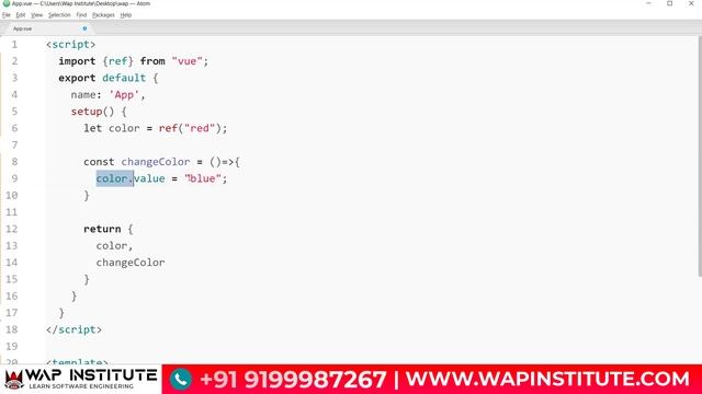 Ch-22 Vue js - generate random colors in composition api hindi | Math.random | Math.floor смотреть онлайн