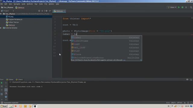 Tutorial Tkinter Pada Python #12 Input Image / Icon смотреть онлайн