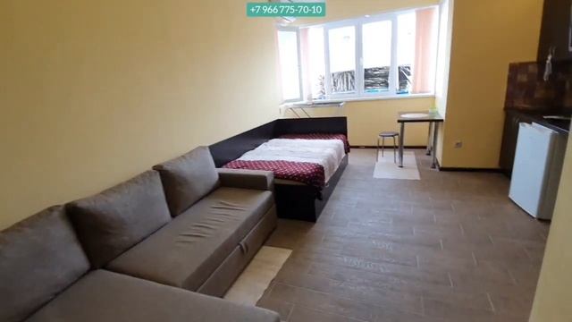 Квартира-студия в Адлере, ул. Орбитовская, квартиры-студии в Сочи, квартиры в Адлере смотреть онлайн