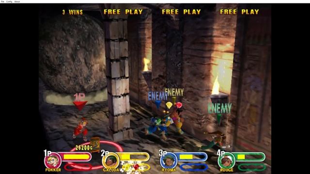 Power Stone 2 FOKKER arcade game play Demul emulator смотреть онлайн