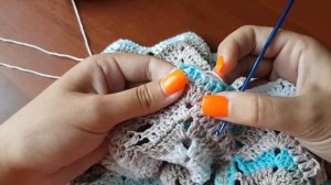 Летнее ажурное детское  платье крючком