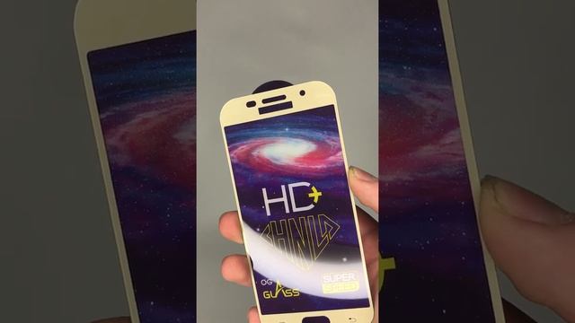Защитное стекло для Samsung Galaxy A5 (2017) A520F на весь экран (золотой) смотреть онлайн