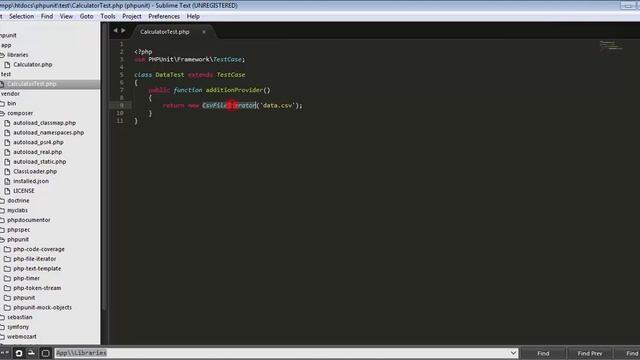 Data Provider PHPUnit смотреть онлайн