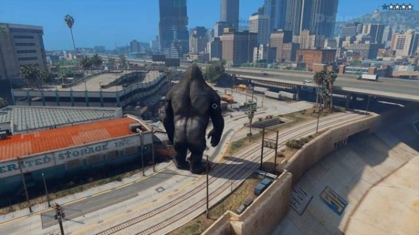 How to install the king kong script ? GTA 5 mod KING KONG script | 4K Video HD