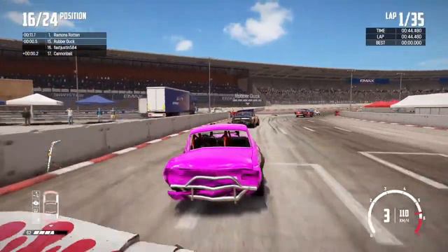 Wreckfest crash # 465 смотреть онлайн