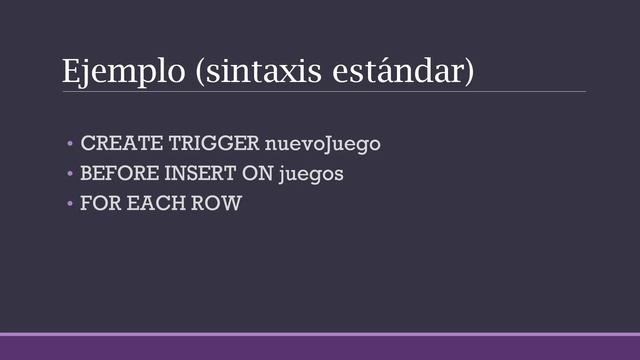 PL/SQL 07: Triggers - Bases de datos 049 смотреть онлайн