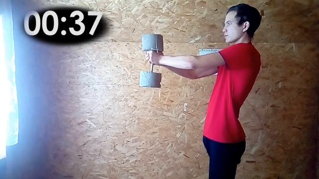 УДЕРЖАНИЕ 7КГ НА ВЫПРЯМЛЕННЫХ РУКАХ смотреть онлайн