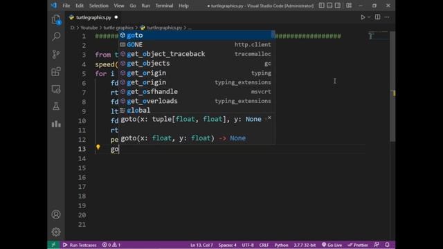 python turtle graphics tutorial || #design47 || Python graphics смотреть онлайн