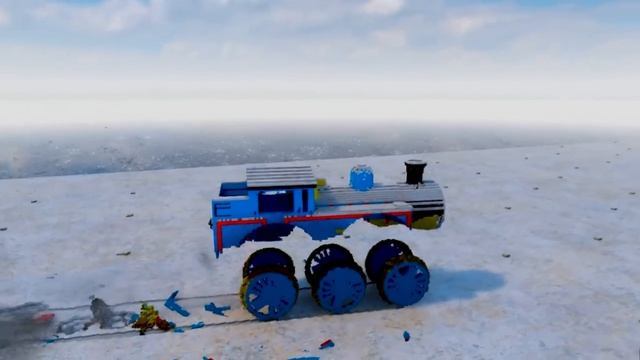 Exciting with mine ice field challenge in Teardown смотреть онлайн
