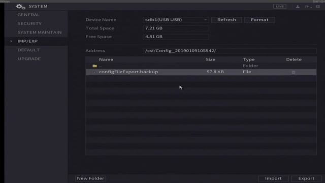 How to import/export the config file смотреть онлайн