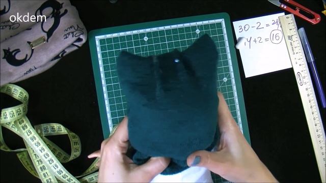 Как сшить шапку "Кошка" из трикотажа смотреть онлайн