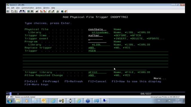 Using IBM i (as/400) triggers to improve business processes and workflow automation. смотреть онлайн