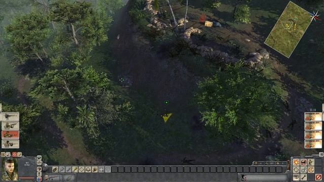 Men of War Vietnam - USA campaign walkthrough - Mission 3 - On The Trail of Uncle Ho 2/4 смотреть онлайн