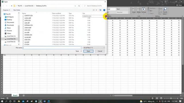 Truy vấn dữ liệu File DBF của FoxPro trên Excel 32 bít và 64 bit смотреть онлайн