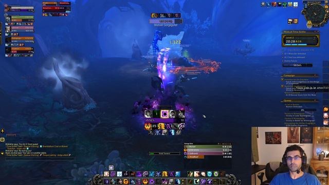 Playing WoW Shadowlands - Shadow Priest - World Boss, Mists +2 & LFR Wing 3 смотреть онлайн